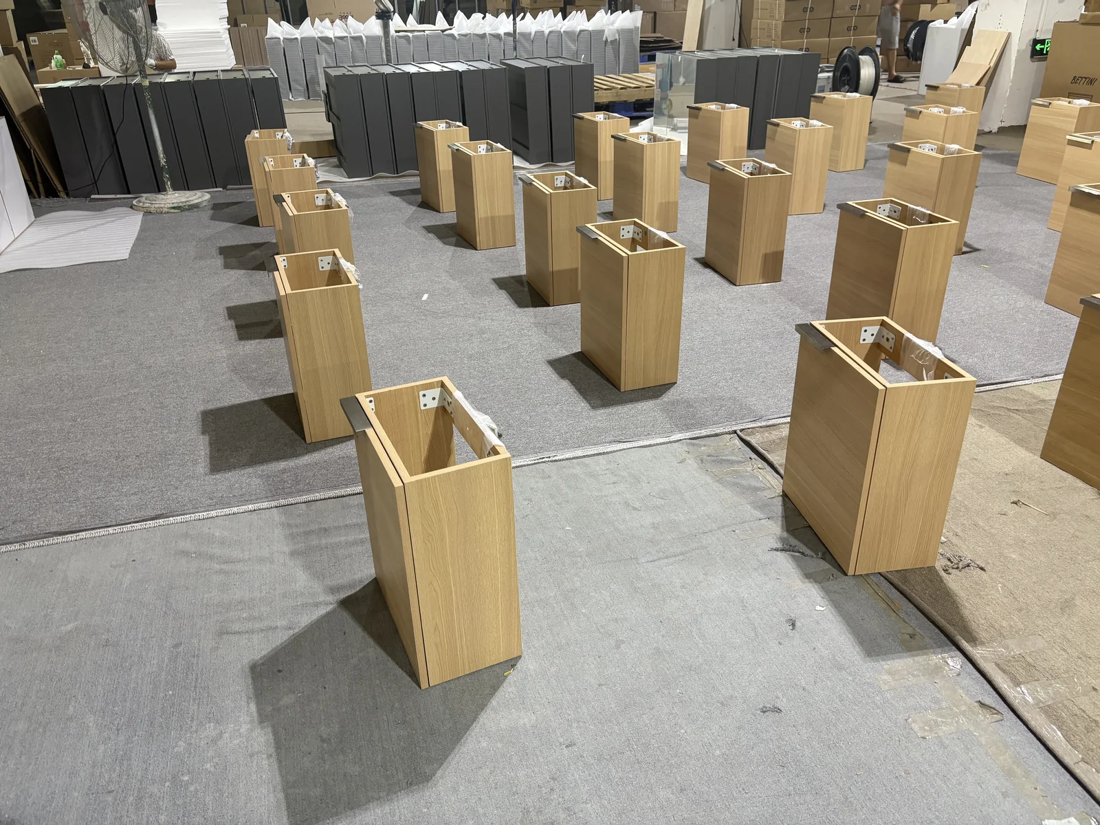 Quality inspection area supporting GLAMORY HOME production